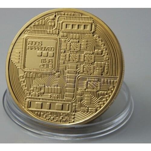 Casascius Bit Coin bitcoin Bronze Physical Bitcoins Coin Collectible Gift BTC Coin Art Collection Physical