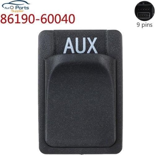 YAOPEI 86190-60040 8619060040 Center Console Aux/USB Port For Toyota Auto Part USB AUX Interface Adapter Black Car accessories