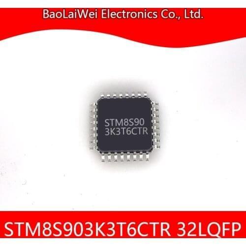 10pcs STM8S903K3T6CTR STM8S903K3 STM8S903K STM8S 32LQFP chip Electronic Components Integrated Circuits 16 MHz STM8S 8-bit MCU