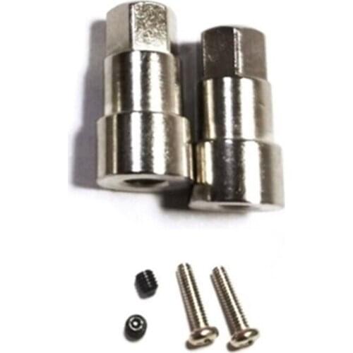 D12 5mm Metal Front Rear Shortened Combiner Wheel Hub Hex Adapter Upgrades Accessories for WPL D12 1/10 RC Car Parts