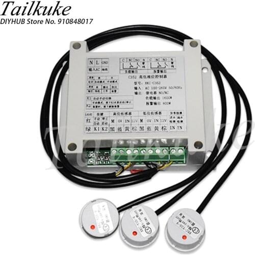Water Pump Water Level High and Low Level Sensor XKC-C352-3P Water Level Switch Controller Non-contact