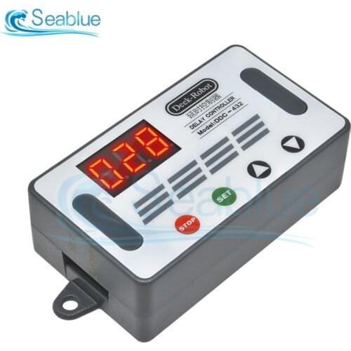 DDC-432 Dual MOS LED Digital Delay Controller Time Delay Relay Trigger Cycle Timer Delay Switch Timing Control Module DC 5V-30V