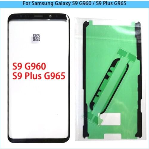 For Samsung Galaxy S9 G960 G960F LCD Display Touch Screen Front Glass Panel S9 Plus G965 G965F Outer Glass Lens Replacement