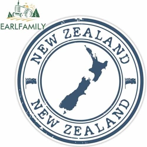 EARLFAMILY 13cm x 13cm Car Styling New Zealand Vinyl Decal JDM Car Sticker for Windows Bumper Laptop Waterproof Car Accessories