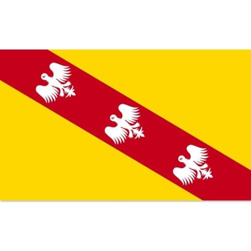 60x90cm/90x150cm/120x180cm France Region Lorraine Flag