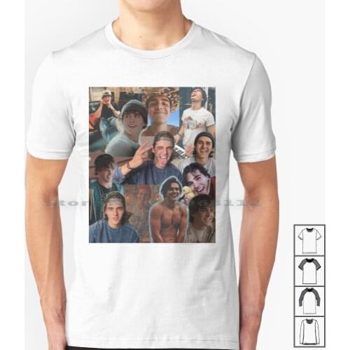 Charlie Gillespie Collage T Shirt 100% Cotton Jatp Julie And The Phantoms Owen Owen Joyner Charlie Gillespie Charlie Alex Luke