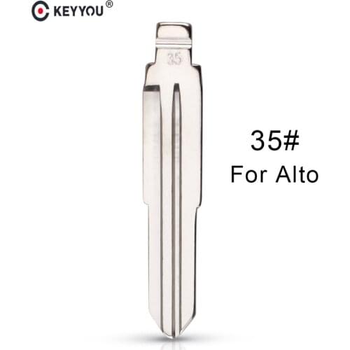 KEYYOU 35# Blank Remote Uncut Key Blade For Suzuki Alto (Side Slot) G177