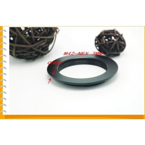 M42-NEX New Version Compatible A7III 3mm Modify Lens Adapter for M42 to Sony E Mount A7 II A7R III Camera A9 II A6000