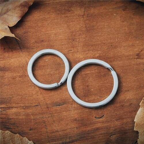 Copper Split Ring Brass Connectors Flat Keyring Model pcs/lot