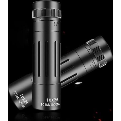 Mini Monocular Night Vision Hd Wide-Angle 10x25 Monoculars Fixed Magnification Micro Monocular Camping And Fishing