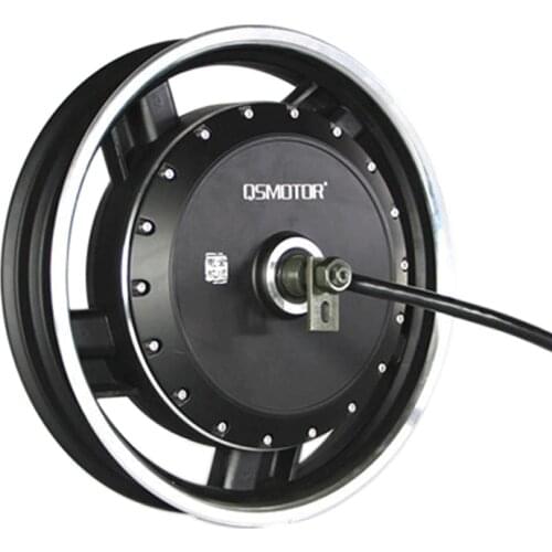 QSMOTOR 17inch 3000W Electric Motorcycle Wheel Hub Motor (40H) V2 Type