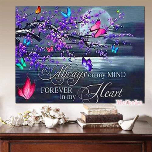 Diamond Painting Set Animal 5D Diamond Embroidery Cross Stitch Butterfly Pictures Of Rhinestones Full Mosaic Wall Art