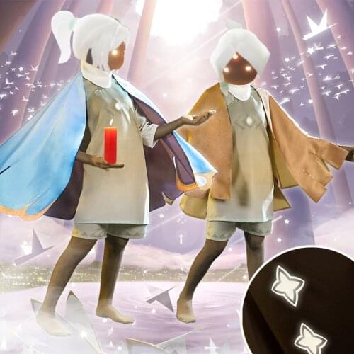New arrived Sky:Children of Light Halloween Cosplay Costume Uniforms Free Shipping F