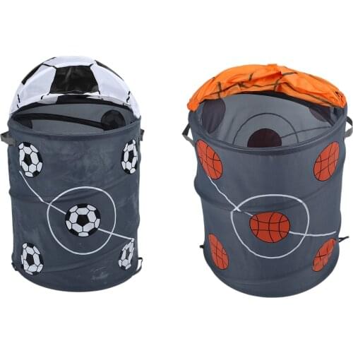 Collapsible Laundry Basket Storage Barrels Storage Barrel Polyester Cloth Toy Store Promotion