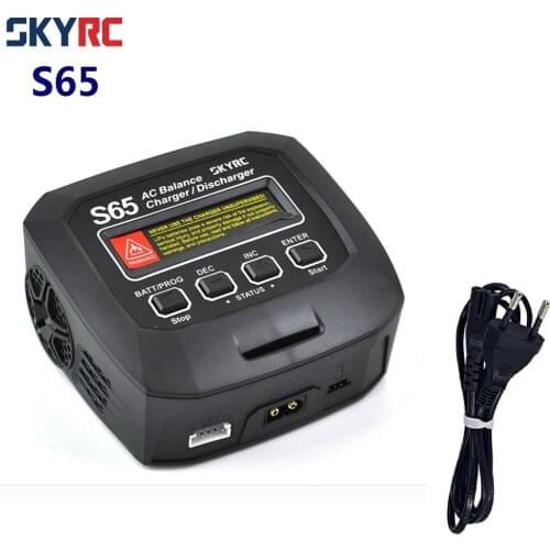 SKYRC S65 65W 6A AC Balance Lipo Charger Discharger for 2-4S Lipo Battery RC FPV Racing Drone Quadcopter Models