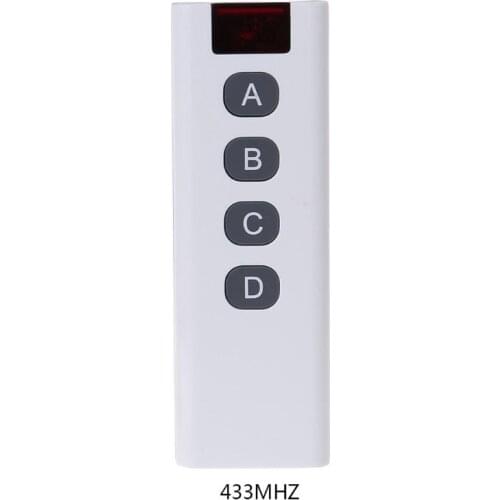Universal Wireless Learning Code Digital Remote Controller Transmitter 1/2/3/4/6/8/10 Channels Buttons Keypad AK-7010TX