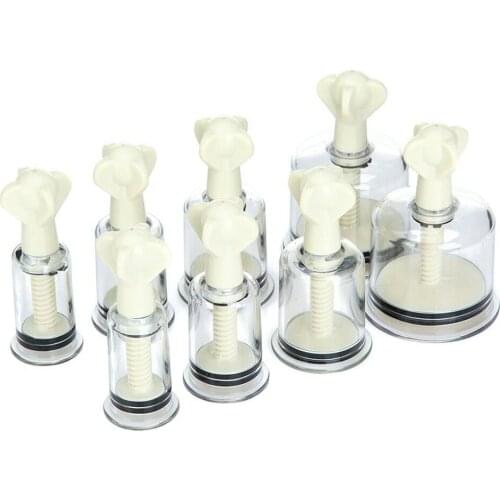 JYTOPHUNTER Rotary Handle Vacuum Suction Cupping Device Anti-fat Acupuncture Nipple Expander Whole Body Massage Tank
