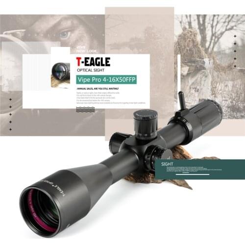Viper HD 4-16x50 FFP Shockproof Scopes First Focal Plane Tactical Riflescope Red Illuminated Reticle Hunting Optical Sights