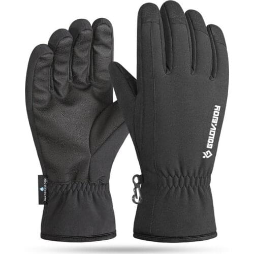 Winter Cycling Gloves Thermal Warm Bicycle Bike Ski Waterproof Gloves w/ Clip