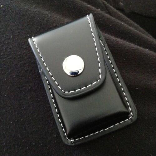 1/2 Pc Windproof Zip Cigarettes Lighter Gift Box Holder Bag Small Box Case For Zippo Super Match High Leather Cover Men Lighters