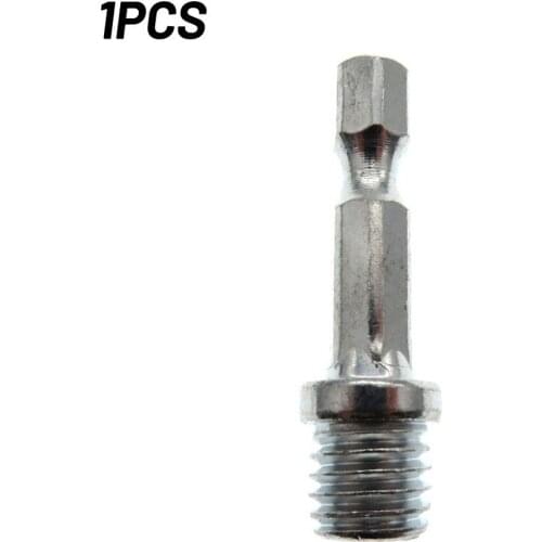 1PCS 1/4 Hexagon Connecting Rod Adapters Drill Chuck M10 Polishing Disc Connectin Metal Drilling Accessory Tools Accessories