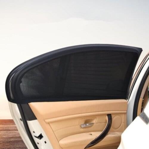2Pcs/Set Car Sun Shade UV Protection Car Curtain Car Window Sunshade Side Window Mesh Sun Visor Summer Protection Window Film