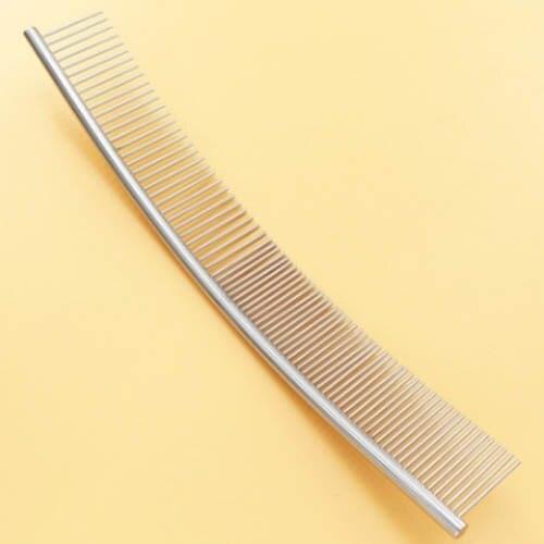 2Pcs/Lot Beauty new curved pet groomer brush pet deshedding brush