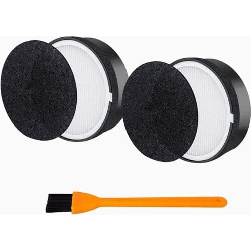 Air Purifier Replacement Filters,For Levoit LV-H132, Air Purifier HEPA And Activated Carbon Filters Set 2Packs