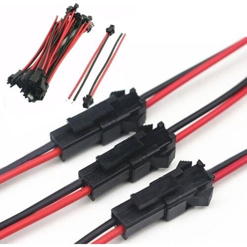 20pcs/set Male to Female Plug Terminal Wire Connector Terminal Line for LED Downlight Ceiling Lamp