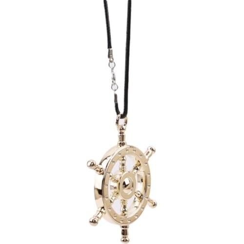 Car Pendant 3D Zinc Alloy Rudder Helmet Automobiles Interior Hanging Ornament Badge Car Pendants Decoration Accessories