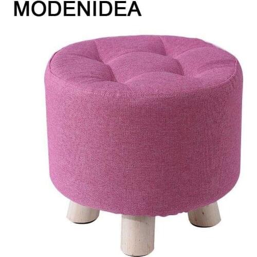 Cover Storage Step Stool Small Pouffe Penteadeira Camarim Pouf Rangement Ottoman Change Shoes Taburete Sgabello Tabouret Chair