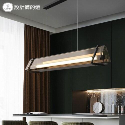 Designers lamp Modern minimalist restaurant chandelier light luxury dining table bar table lamp creative office coffee shop lam