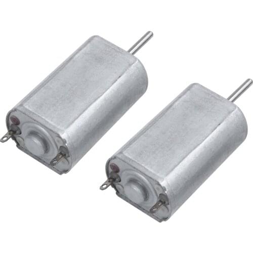 2Pcs DC 9V 30800RPM 2mm Dia Shaft High Speed Model Airplane DC Motor CNIM Hot
