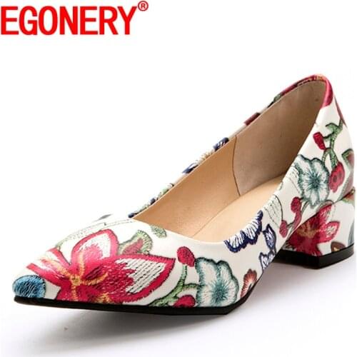 Обувь на низком каблуке Egonery China At AliExpress