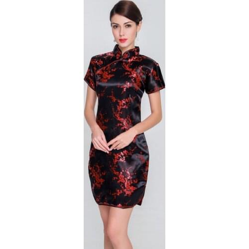 Elegant Slim Plus Size Qipao 2019 New Chinese Female Rayon Dress Mandarin Collar Vintage Cheongsam Vestidos Plus Size 5XL 6XL