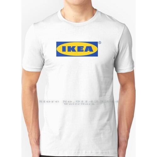 Logo T Shirt 100% Pure Cotton Brand Funny Sweden Creative Trending Vintage Cool Gift Euro Us Size Big Size