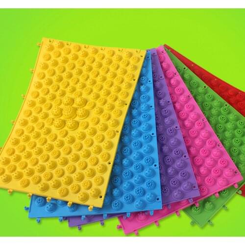 Hot Professional Durable Reflexology Foot Massage Pad Toe Pressure Blood Circulation Plate Mat For Massager