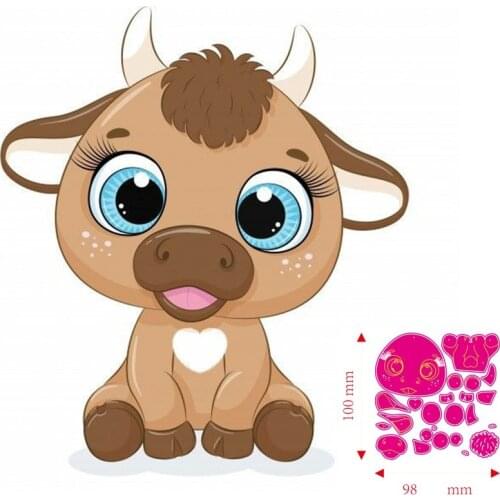 Metal Cutting Dies Animal cow DIY Scrapbooking Paper Cards Decorative Craft Embossing