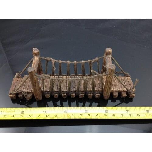 QL006 1pcs Model Train Railway Suspension Bridge Drawbridge 1:87 HO OO Scale Layout Miniature