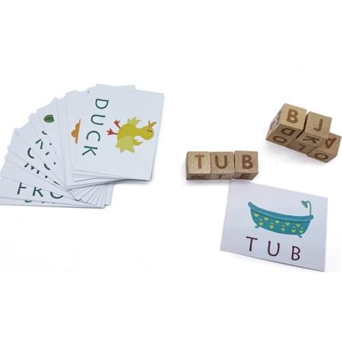 Montessori Material Sensory Learning Game Cards Clips Montessori Educational Preschool Training Toys for Children L3146w