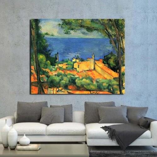 Paul Cezanne Wallpaper Canvas Painting Print Living Room Home Decoration Artwork Modern Wall Art Oil Painting Posters Pictures
