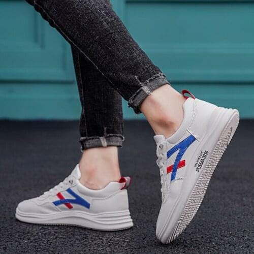 New personality white shoes, classic menS trendy sneakers, injection molding sports and leisure menS shoes