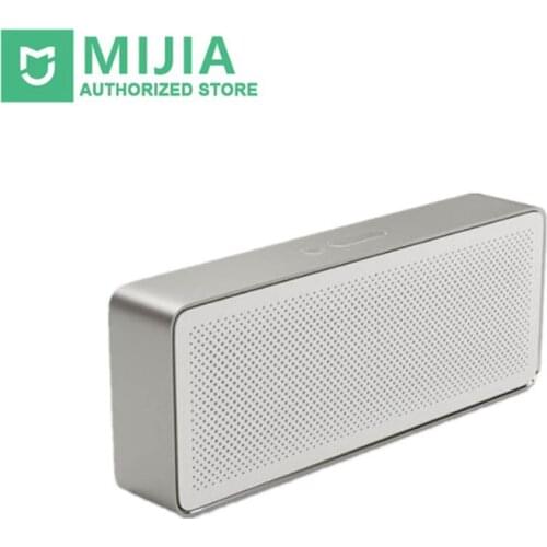 Original Xiaomi Mi Speaker Pencil Box Xiaomi Bluetooth 4.2 Speaker 2 Square Stereo HD Sound Quality Portable Bluetooth Wireless