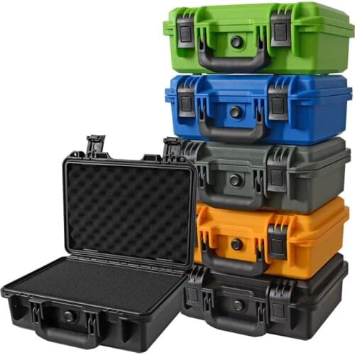 Plastic Safety Box Photographic Instrument Tool Case Impact Resistant Sealed Waterproof Box Hardware Toolbox with Pre-cut Foam