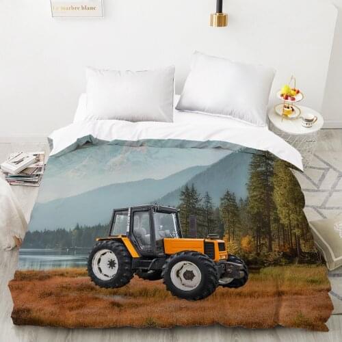 Duvet cover Quilt/Blanket/Comfortable Case Luxury Bedding 140x200 150x200 240x220 240x260 for Home 3D Print tractor landscape