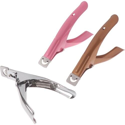 Professional Nail Art Clipper Type U One Word False Tips Edge Cutter Nail Clipper Toe Nail File Foot Care Pedicure Nail Art Tool