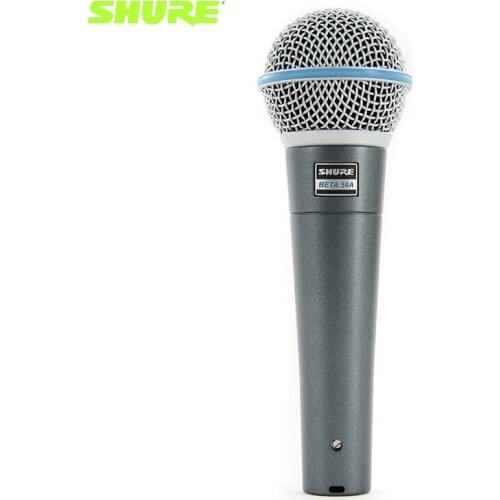 Original Shure BETA58A Wired Professional Vocal Microphone Cardioid Dynamic Microphone DM1 Microphone Amplifier