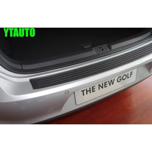 Auto rear bumper rubber scuff plate for skoda octavia,fabia, superb,vw golf,polo,passat