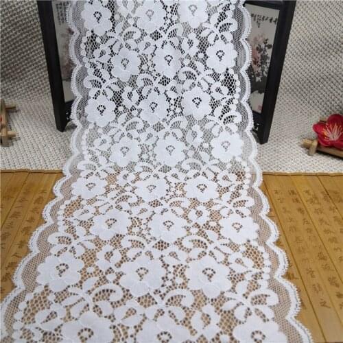 RR2246 16CM Nylon spandex stretch lace fabric for lady dresses and apparels