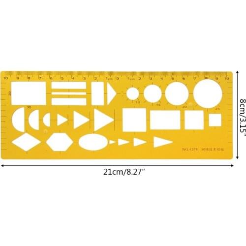 Network Technique Technical Drawing Template Ruler Drafting Measuring Tool New
